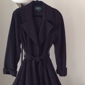 Lauren Ralph Lauren 'Camel Hair' Maxi Coat